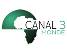 Logo de la chaîne "Canal 3 Monde"