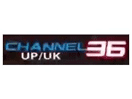 شعار القناة "Channel 36 UP/UK"