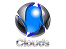 Logo of the channel "Clouds TV"