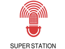 شعار القناة "Kuwait Super FM"