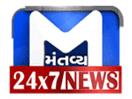 شعار القناة "Mantavya News"