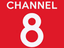 Logo del canale "NBC 8"