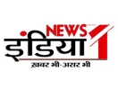 Logo of the channel "News 1 India"