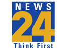 شعار القناة "News 24 Think First"