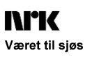 شعار القناة "NRK Været til sjøs"