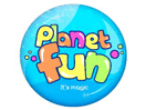 Logo of the channel "Planet Fun"