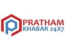 Логотип канала "Pratham Khabar 24x7"