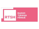 شعار القناة "Radio Tirana Femiije"