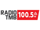 شعار القناة "Radio TMB 100.5 FM"