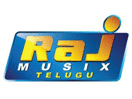 شعار القناة "Raj Musix Telugu"