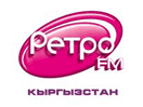 شعار القناة "Retro FM Kyrgyzstan"