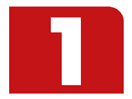 Logo of the channel "RTS 1 Senegal"