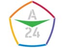 Логотип к статье: Канал A24 на Hot Bird-13.0°E