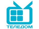 Logo of the channel "Теледом"