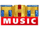 Logo of the channel "ТНТ Music"