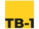 Logo of the channel "TV-1"