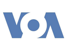 Logo of the channel "VoA TV"