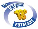 Logo für den Artikel: Abdeckungskarte des Satelliten Hot Bird-6/8/9