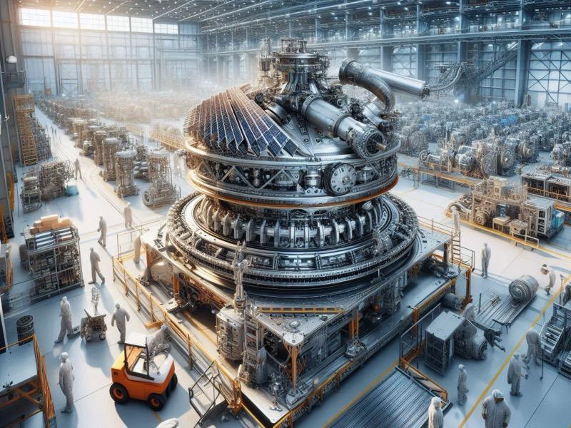 Ілюстрація до статті "Beyond Gravity розглядає розширення виробництва механізмів приводу сонячних батарей у Флориді"