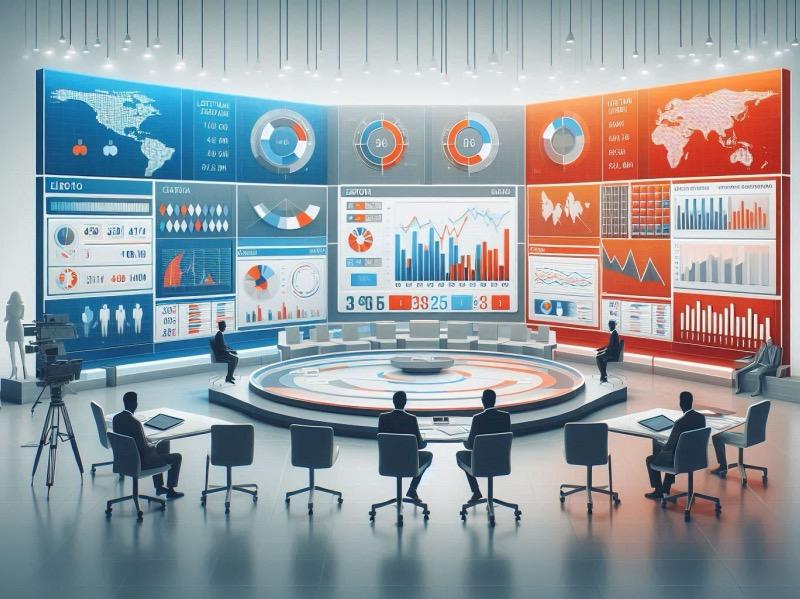 Ilustración para el artículo "CNN Anuncia Planes para la Cobertura de las Elecciones Fuera de Ciclo de 2025"