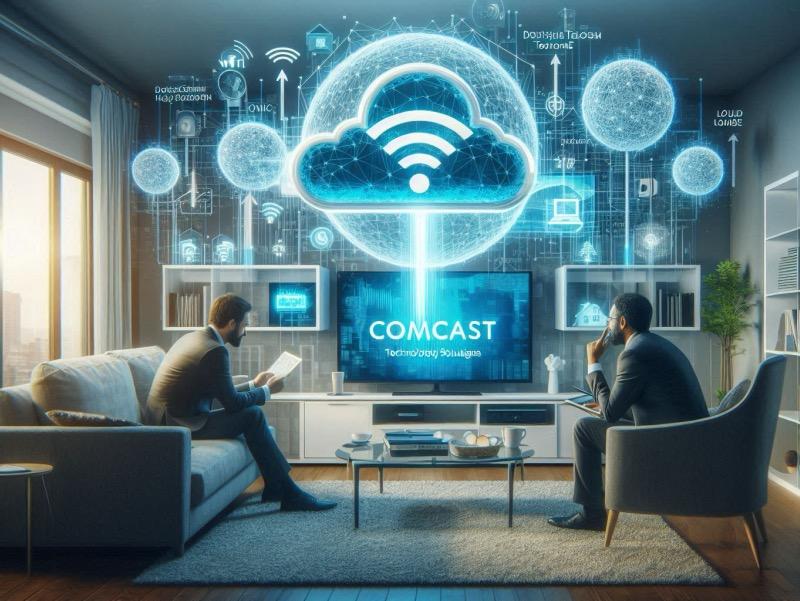 Иллюстрация к статье "Comcast и Deutsche Telekom объединяются для создания облачной системы Wi-Fi Mesh"