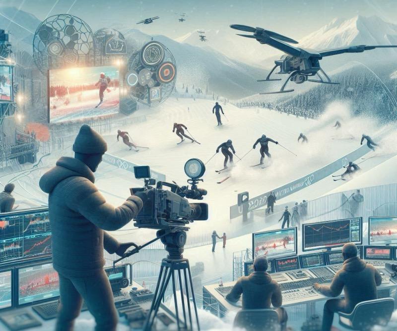 Illustration for the article "EMG/Gravity Media Italy to Power the Broadcast of the FISU World University Winter Games Torino 2025"