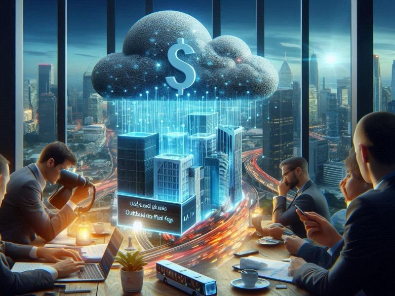 رسم توضيحي للمقال "الشركات تواجه نفقات غير متوقعة لتخزين البيانات السحابية مع تزايد اعتماد الذكاء الاصطناعي"