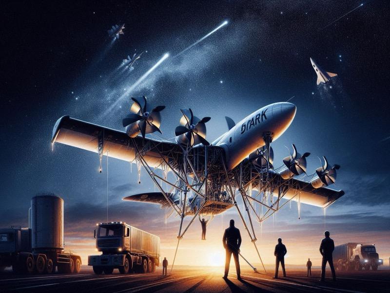 Illustration for the article "French Space Debris Startup Dark Ceases Operations"