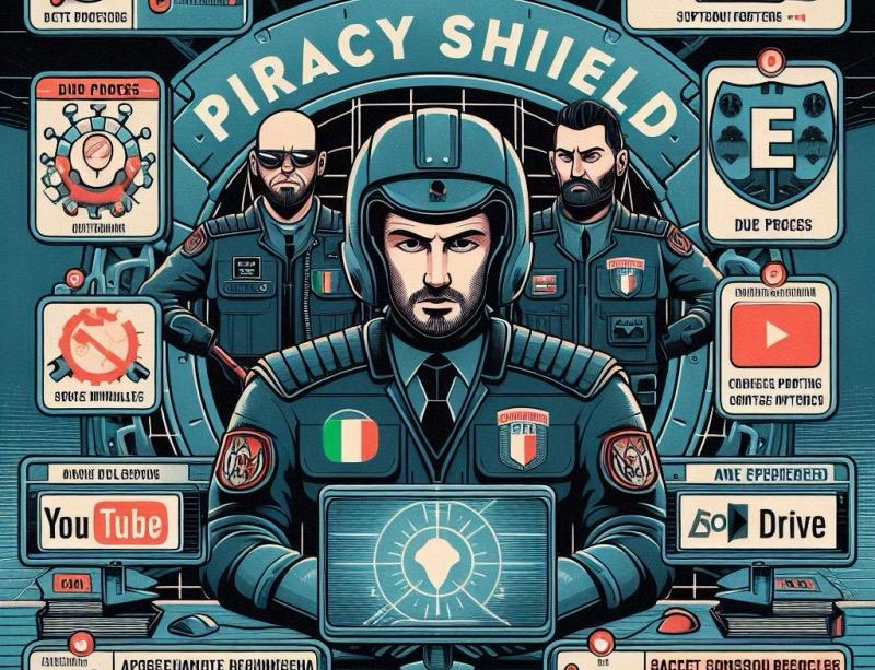 Иллюстрация к статье "Итальянский «Щит от пиратства»: быстрая, но спорная система борьбы с пиратством"