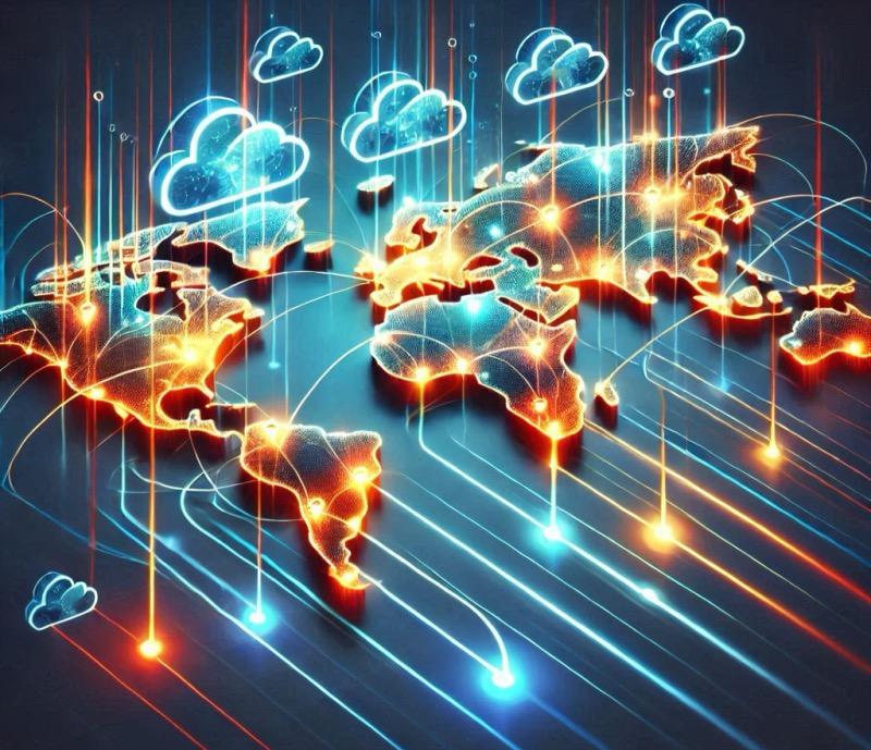 Illustration for the article "Revolutionizing Sports Broadcasting: Orchestration and Cloud-Based Workflows"