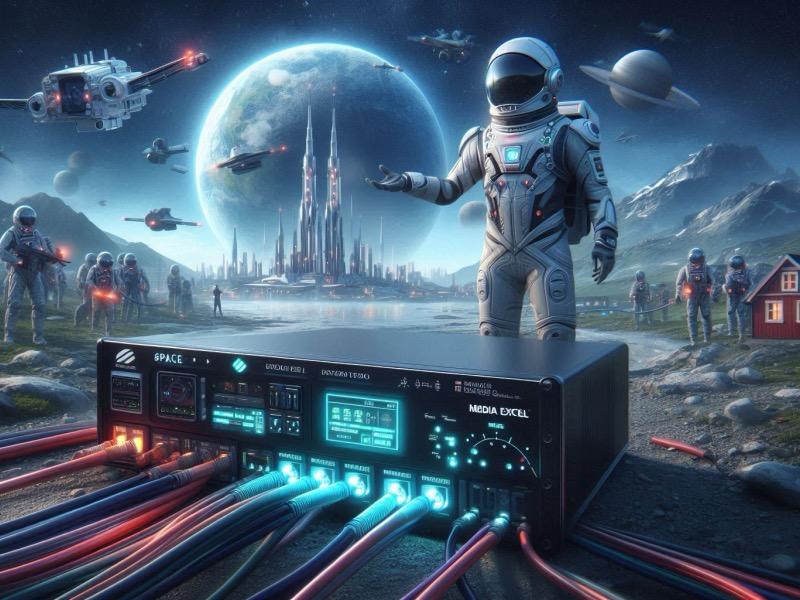 Иллюстрация к статье "Space Norway выбирает Media Excel для расширенного распространения видео"