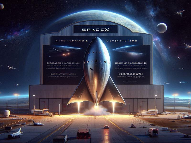 Illustration for the article "SpaceX Prepares for Next Starship Flight, Addresses Airspace Concerns"