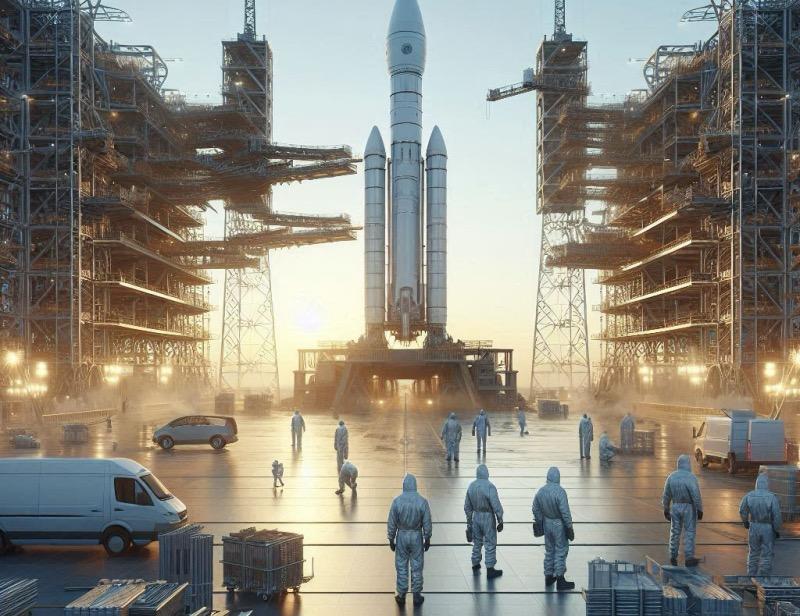 Illustration für den Artikel "US Space Force vergibt 4 Milliarden Dollar Vertrag für die Modernisierung der Weltraumbasis"